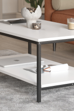 Журнальный столик ATHENA 100х55 - белый