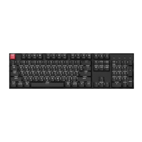 Беспроводная механическая клавиатура QMK Keychron K10 (Version 2), 104 клавиши, White LED подсветка, Keychron Red Switch (K10X-A1Z-RU)