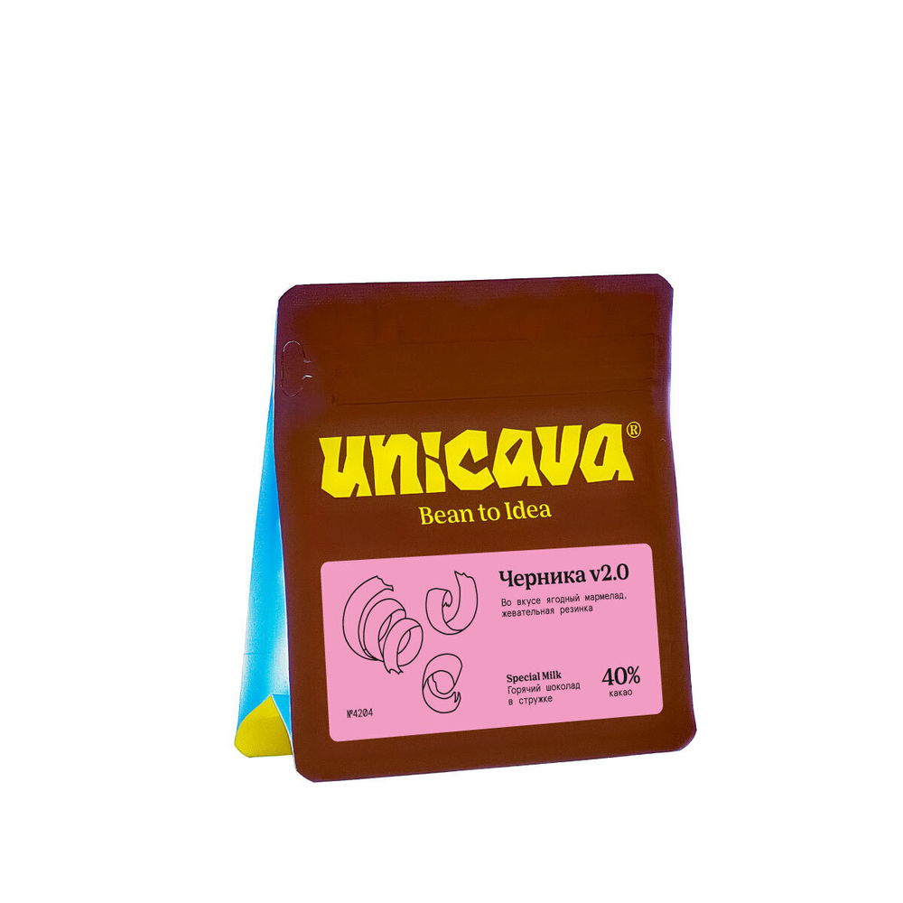 Черника v2.0, горячий шоколад 40 %