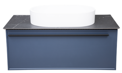 Тумба под раковину La Fenice Elba Blu Grigio синяя 100 FNC-01-ELB-BG-100