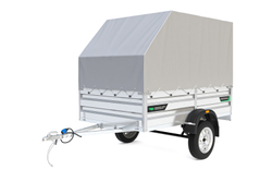 Тент + каркас на прицеп 2515- 03 (05) скошенный