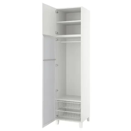 Шкаф - PLATSA/FONNES/STRAUMEN IKEA/ПЛАТСА/ФОННЕС/СТРАУМЕН ИКЕА, 57х60х251 см, белый