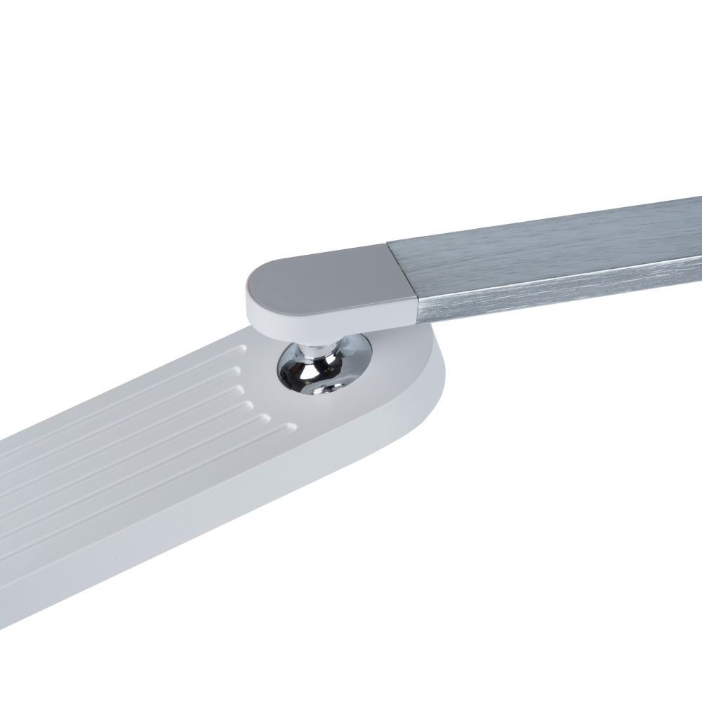 ULM-D113 18W-3000-6000K-DIM WHITE Светильник настольный светодиодный с беспроводной зарядкой телефонов. Сенсорный выключатель. Диммер. Белый. TM Uniel