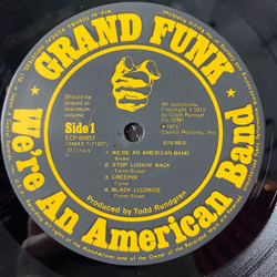 Винтажная виниловая пластинка LP Grand Funk We are An American Band (Japan 1973) (No Obi) ECP-80857