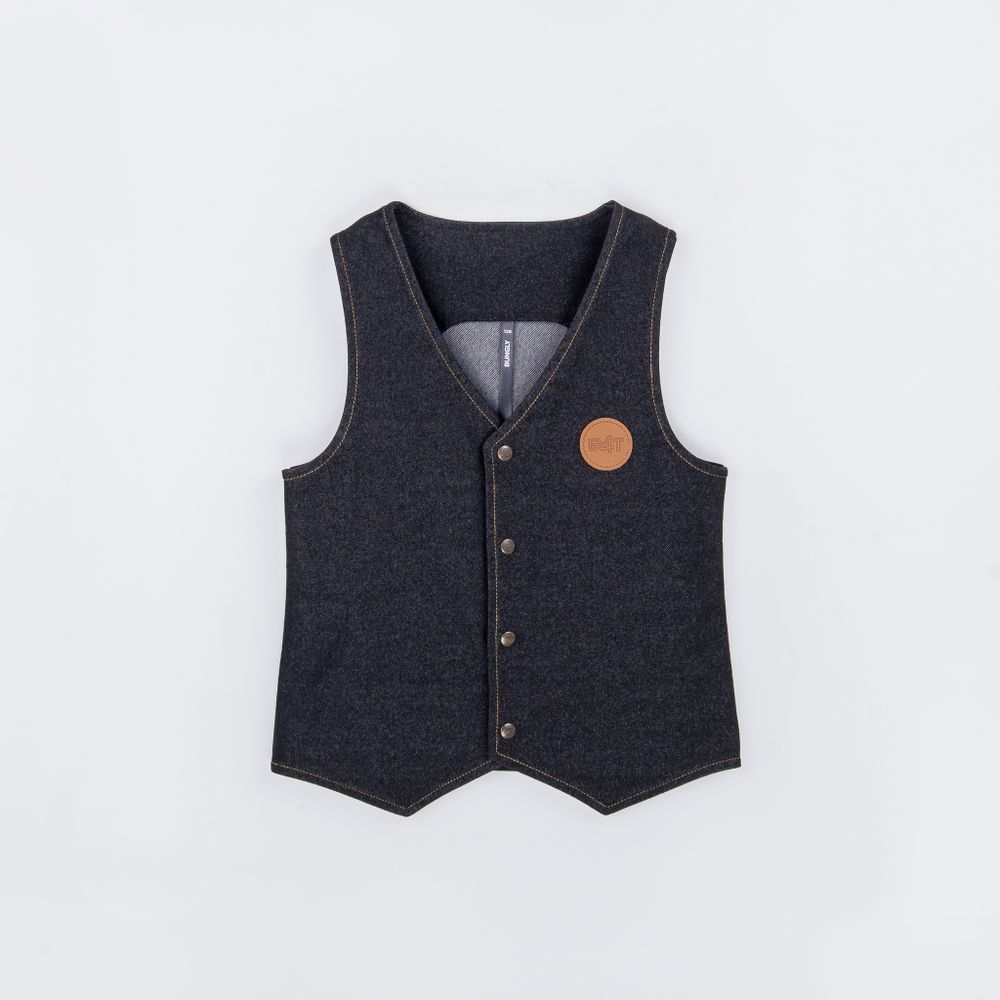 Жилет из джинскота "Графит" 7+