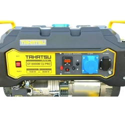 Генератор бензиновый TAKATSU GT-8000W CU PRO 8кВт, 25л, 4 тактный двигатель, 15 л.с., ручной стартер