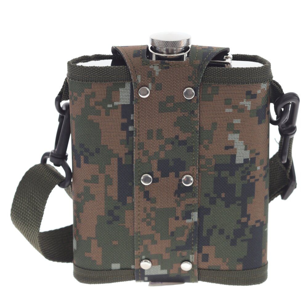 GAEM Набор из 5-ти предм.: фляжка 500 мл, 3 стопки 30 мл, нож, L14 W8 H17 см