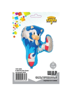 Шар фольгированный Соник