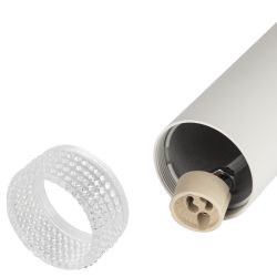 Светильник подвесной ЭРА PL18 WH/CL под лампу MR16 GU10 белый/прозрачный