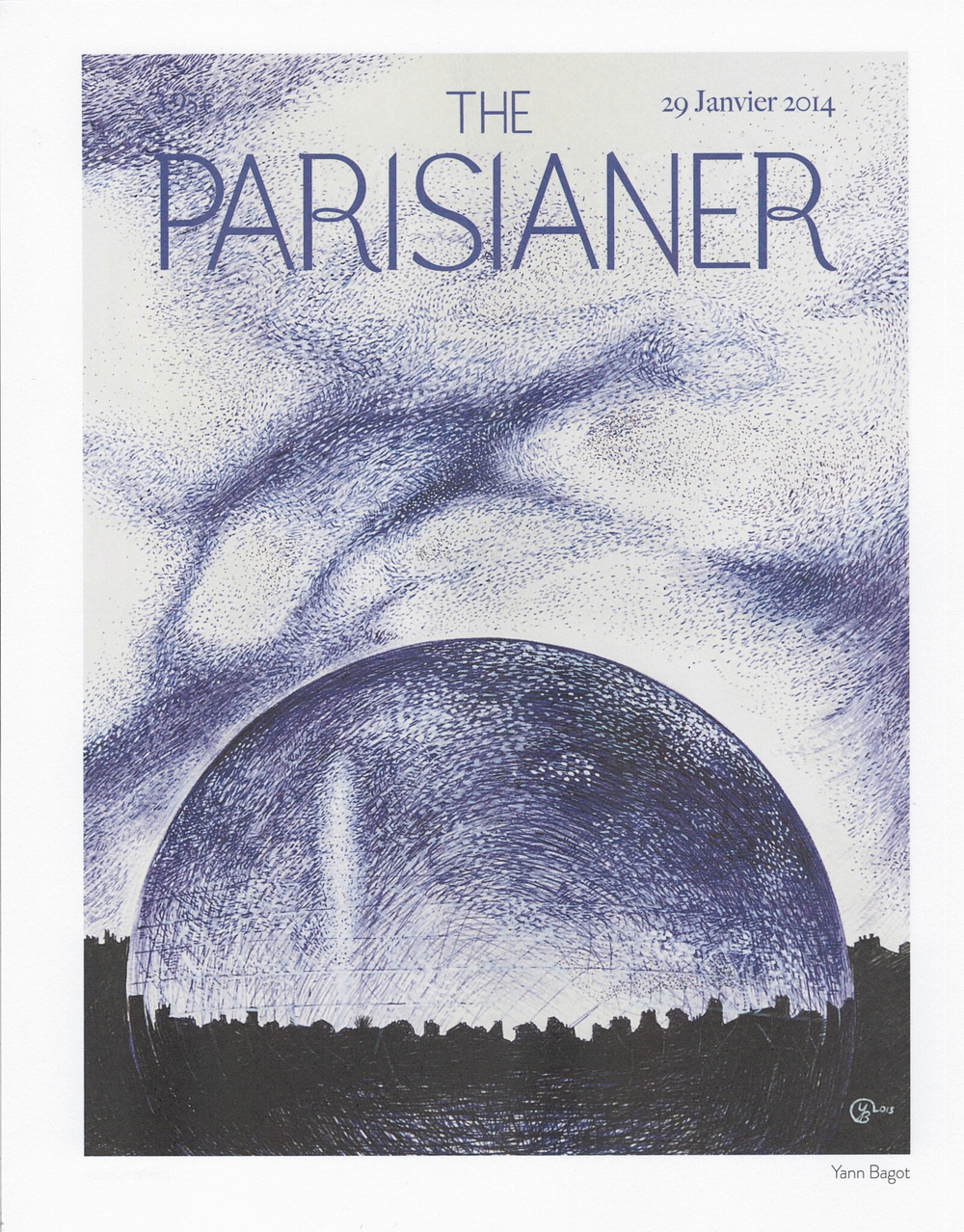 Постер журнала The Parisianer 29-01-2014, двойной