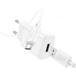 Зарядное устройство на Micro-USB Hoco C134A (white)
