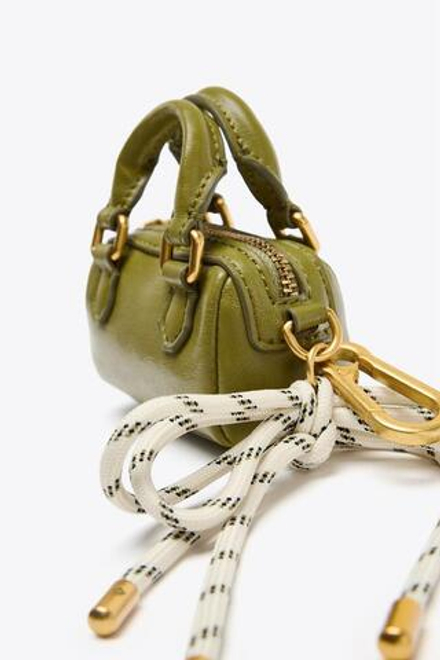 ZARA МИНИ-СУМКА CITY CHARM, ЗЕЛЕНЫЙ