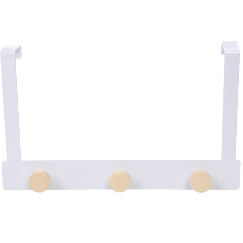 Крючки надверные на планке «ЛОФТ ВОСТ», цвет белый, 30*18см (Лейбл Селфи)