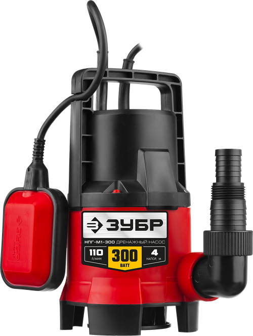 Насос фекальный ЗУБР НПГ-М1-300