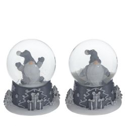 GAEM Фигурка декор в стекл шаре "Гном", D5 см, L5,5 W5 H6 см, 2в.