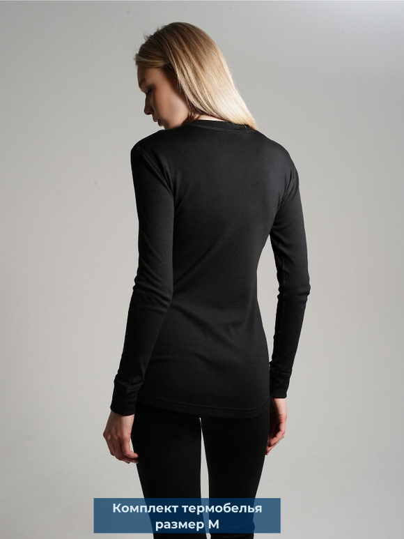 Комплект женского термобелья (лонгслив и легинсы/штаны), размер M