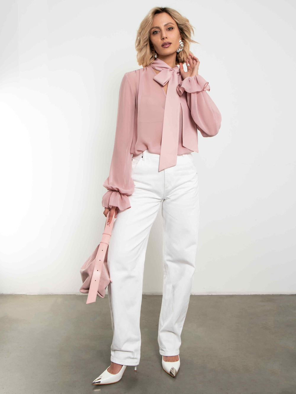 Блуза Элегия (розовый)