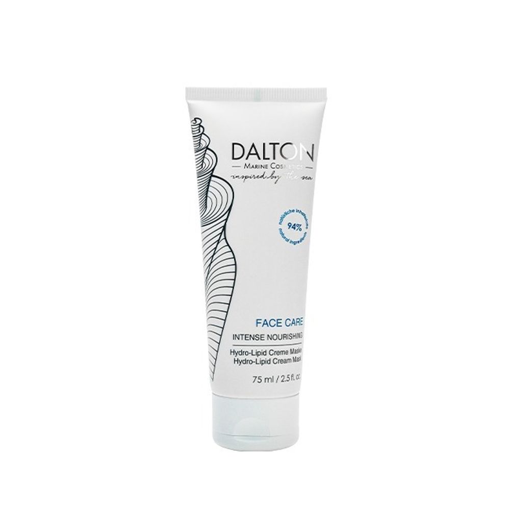 Dalton Гидро-липидная крем-маска-FACE CARE INTENSE NOURISHING Hydro-Lipid Cream Mask,75 мл