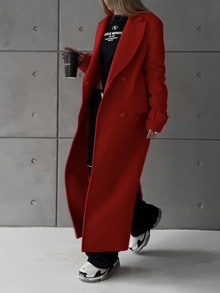 Пальто двубортное Ruby