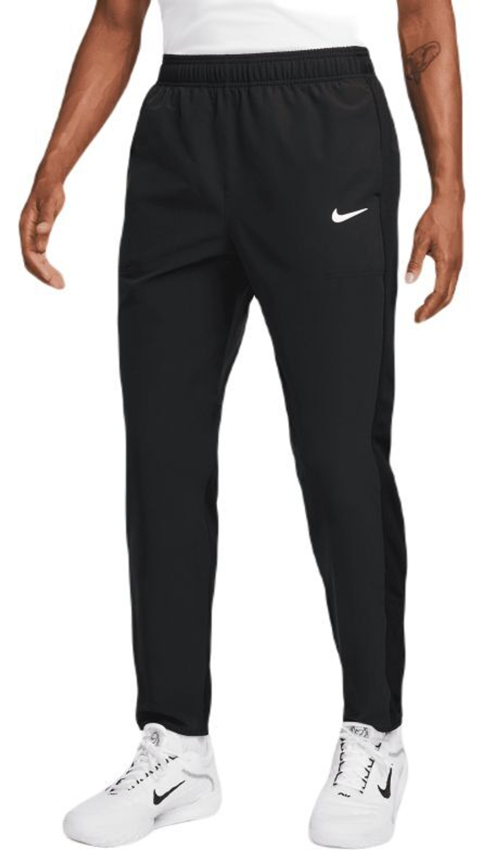 Мужские теннисные штаны Nike Court Advantage Trousers - черный