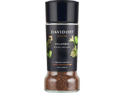 Кофе растворимый Davidoff Colombia, 90 г стеклянная банка (Давидоф) х 2 шт