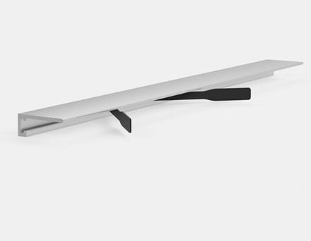 Щелевой плинтус Pro Design MINI 7067 белый, 2700x15,5x6,15 мм