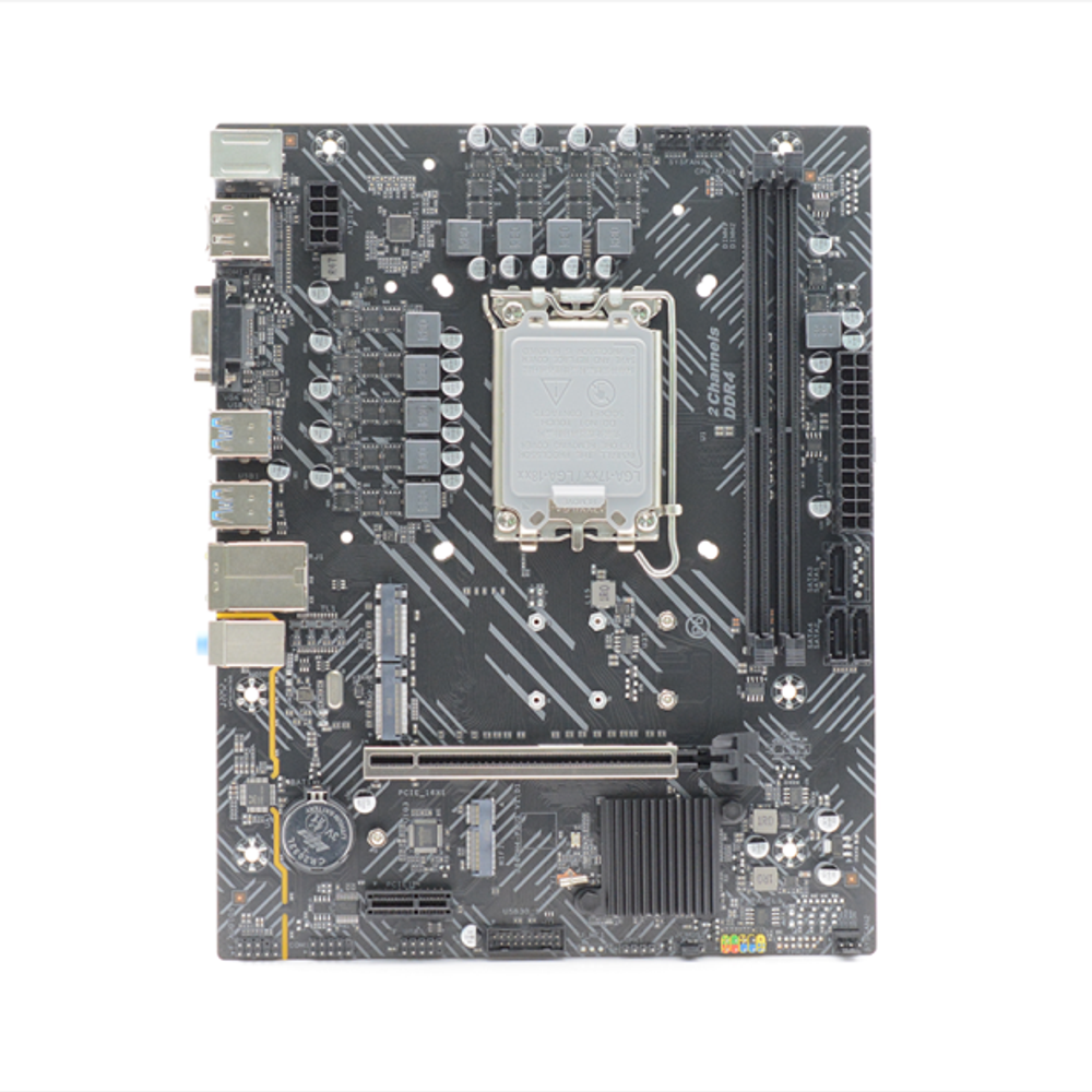 Материнская плата AFOX B660D4-MA-V2, Socket1700, mATX, Retail, 2xDDR4, PCIe4.0, 2xM.2, GLAN, M.2 WiFi, 2xPS/2, 4xUSB2, 6xUSB3, VGA, HDMI, DP