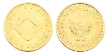 Жетон для жетоноприемника аэрохоккей "Fire"