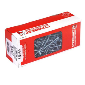 Саморезы универсальные 4,0x45 (белый цинк 200 шт)