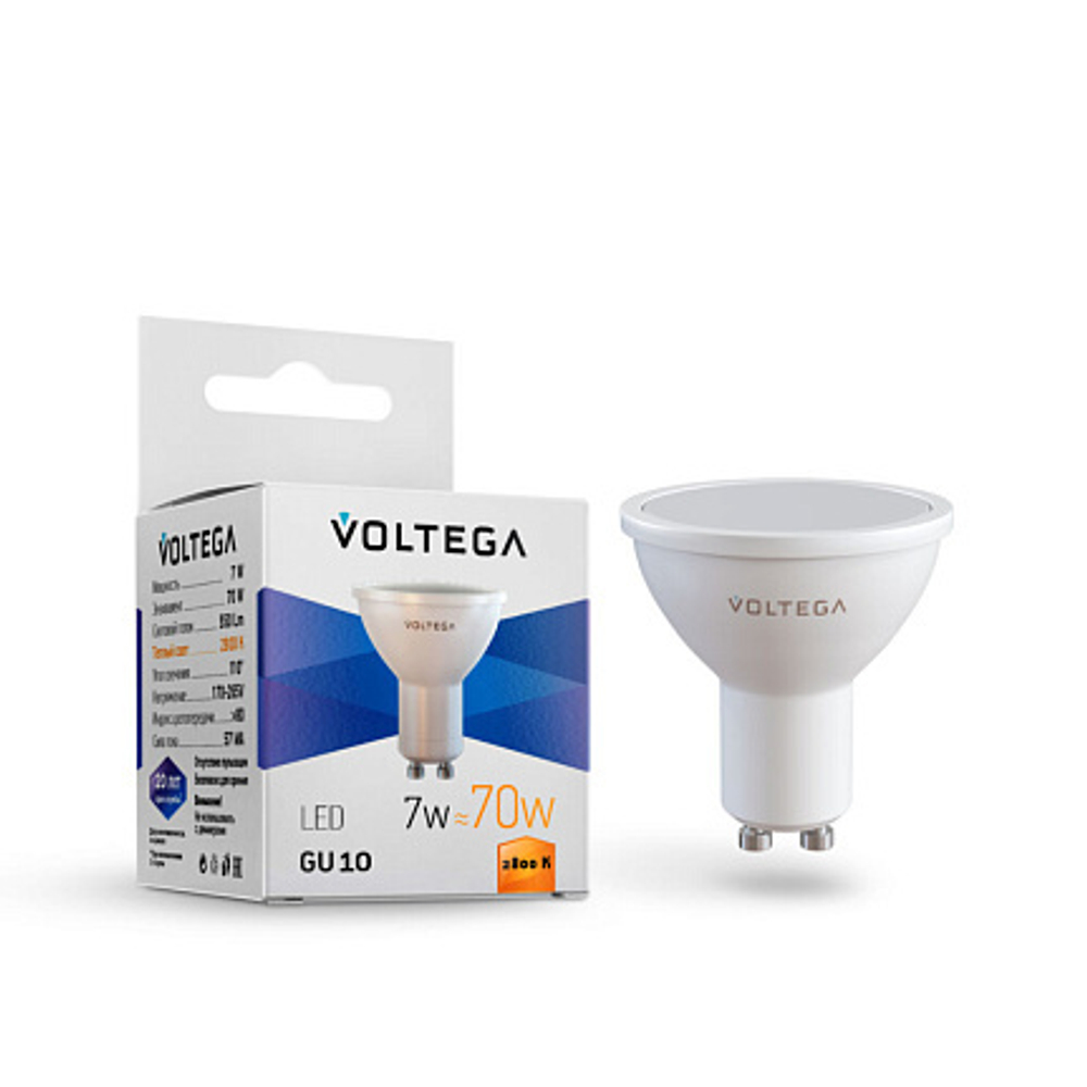 Светодиодная лампа Simple MR16 7W 2800K 110° GU10 (7056)