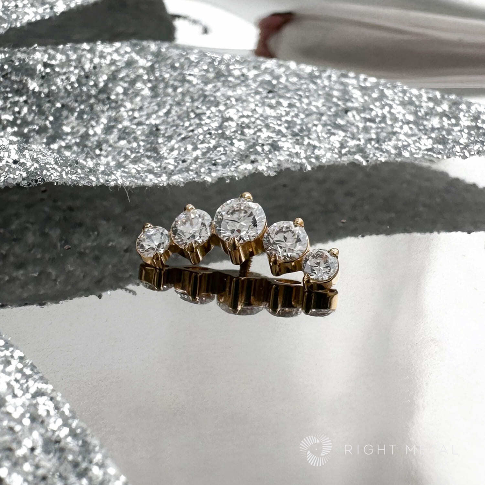 5K v.2 Mini Crystal PVD Yellow