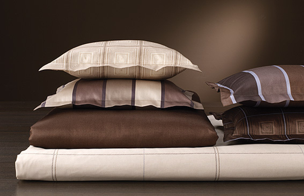 Наволочка 50x70 Elegante Stripe бежевая