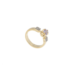 "Корнели" кольцо в золотом покрытии из коллекции "Элеганс" от Jenavi