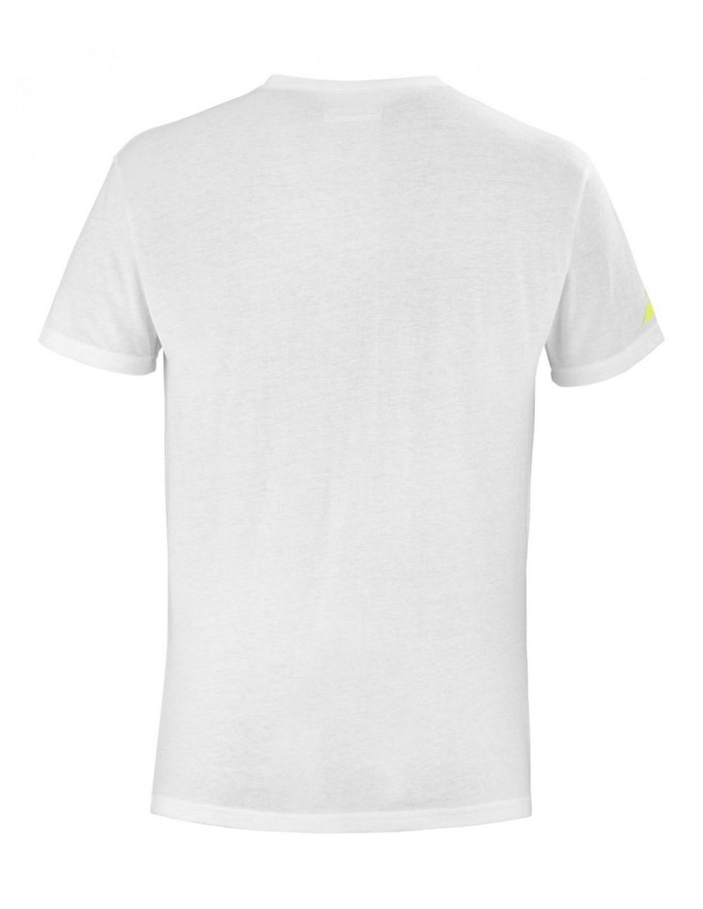 Теннисная футболка Babolat Exercise Message Tee Men - white/paradise pink