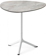 Стол ламинированный обеденный складной Scab Design Tripe Folding, белый, каменный