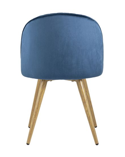 Стул Лион Страйпс велюр голубой 4 шт