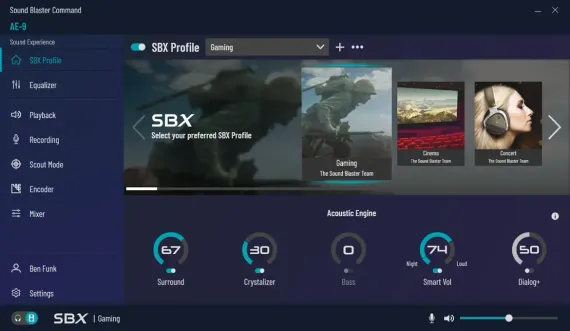 Creative Sound BlasterX AE-9 PCI-eX