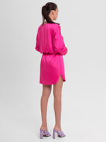 Платье мини с фигурным низом