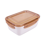 Контейнер воздухонепр. прямоугольный КРЕМОВЫЙ 1400 мл.