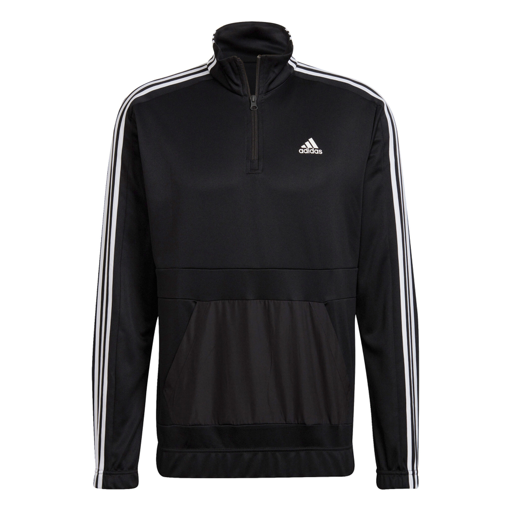 Мужские теннисные Костюмы adidas Tricot 1/4z Tracksuit Men - Black, White