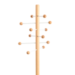 Вешалка напольная marias, 173 см, белый мрамор/натуральное дерево