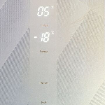 Холодильник Ginzzu NFK-465 Gold glass