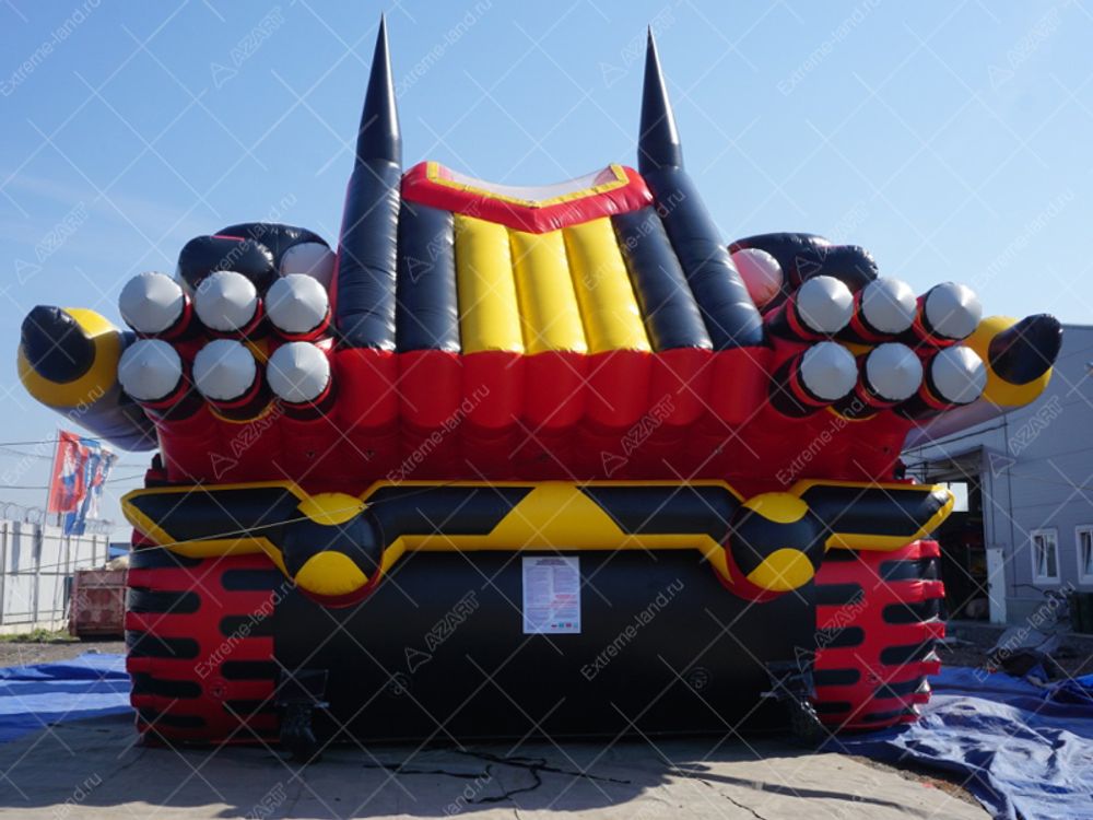 Батут-горка "Бэтмобиль 2"