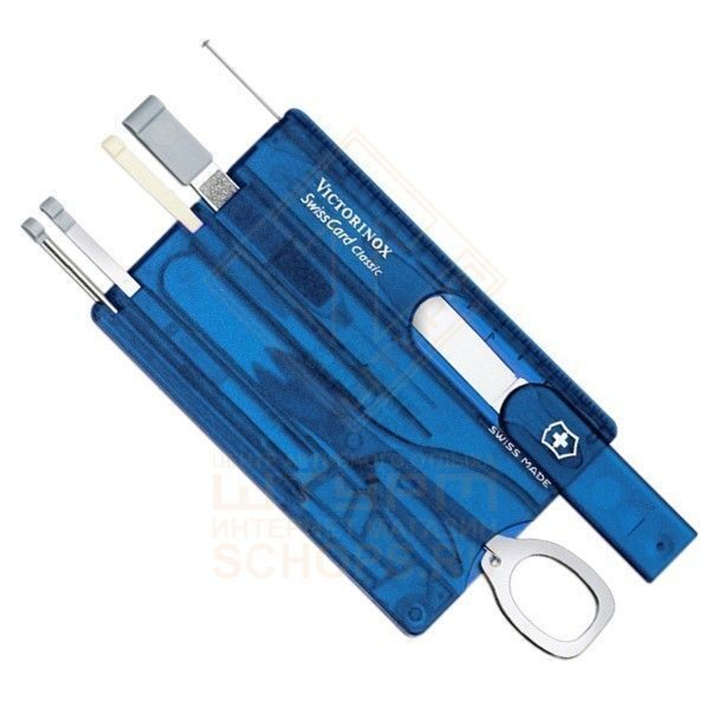 Инструмент карта Victorinox SwissCard Classic, Blue