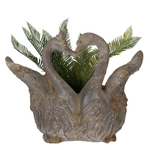 Кашпо "Лебеди" 49x27x37см Магнезия