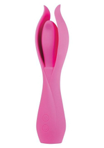 Силиконовый вибратор в виде цветка Lust L6 (10 режимов) (Цвет: розовый)