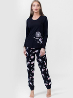 Домашний комплект с мышками и одуванчиками (Размер: M) (Цвет: черный)