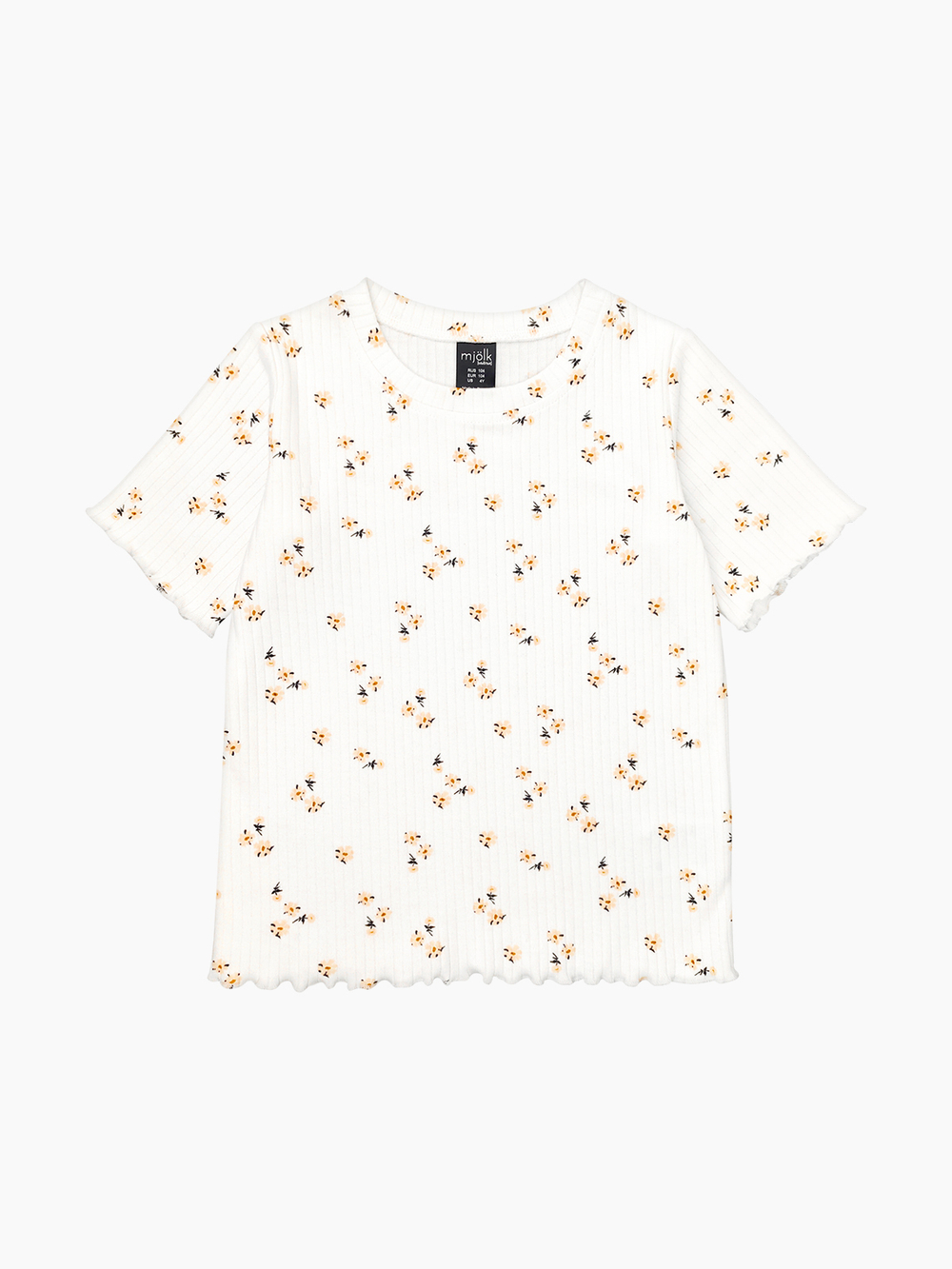 Футболка для девочек Mjölk White Flowers