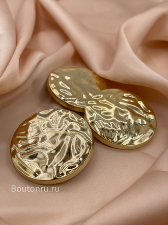 Пуговицы  жатый металл золото