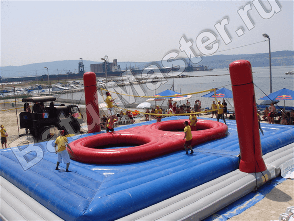 Площадка для игры в Боссабол 18*10*5 м, двухуровневый